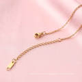 New fashion stainless steel gold plated 12 zodiac letter old English spelling out charm necklace